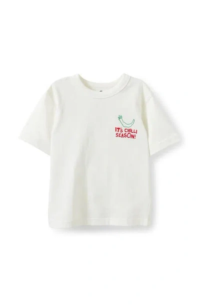 Cotton On Kids Kid's Jonny Short Sleeve Graphic Print Tee In Neutral