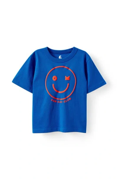 Cotton On Kids Kid's Jonny Short Sleeve Graphic Print Tee In Blue