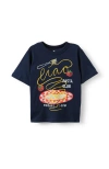 Cotton On Kids Kid's Jonny Short Sleeve Graphic Print Tee In Blue