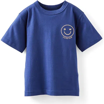 Cotton On Kids Kid's Jonny Short Sleeve Graphic Print Tee In Blue