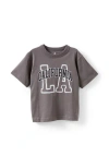 Cotton On Kids Kid's Jonny Short Sleeve Graphic Print Tee In Brown