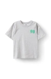 Cotton On Kids Kid's Jonny Short Sleeve Graphic Print Tee In Fog Grey Marle Aths Dept  98