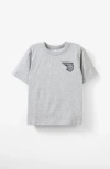 Cotton On Kids Kid's Jonny Short Sleeve Graphic Print Tee In Fog Grey Marle Slam Dunk