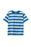 Cotton On Kids Kid's Jonny Short Sleeve Graphic Print Tee In Harbour Blue Lemon Squash