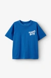 Cotton On Kids Kid's Jonny Short Sleeve Graphic Print Tee In Blue