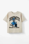 Cotton On Kids Kid's Jonny Short Sleeve Graphic Print Tee In Neutral