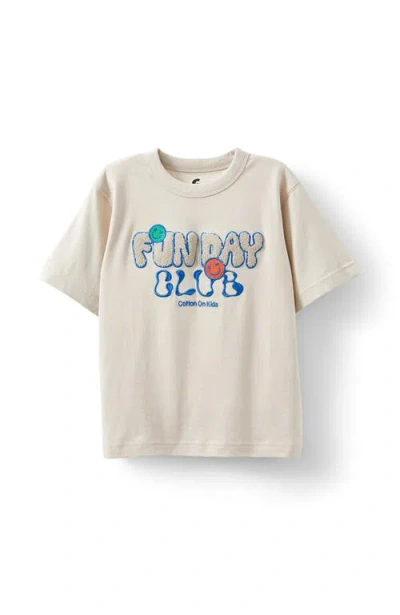 Cotton On Kids Kid's Jonny Short Sleeve Graphic Print Tee In White