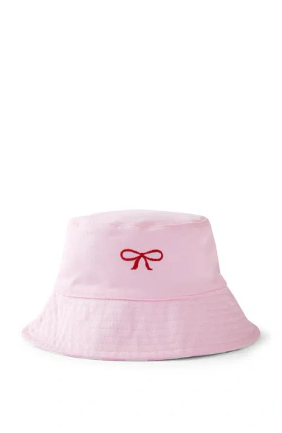 Cotton On Kids Kid's Kids Reversible Bucket Hat In Fairy Pink Bow