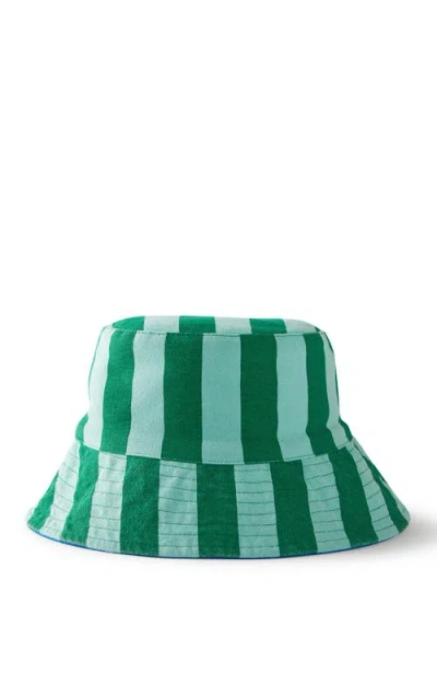 Cotton On Kids Kid's Kids Reversible Bucket Hat In Island Green Harbour Blue