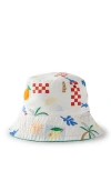 Cotton On Kids Kid's Kids Reversible Bucket Hat In Summer Fresh Island Green