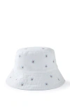Cotton On Kids Kid's Kids Reversible Bucket Hat In Vanilla Embroidered Floral