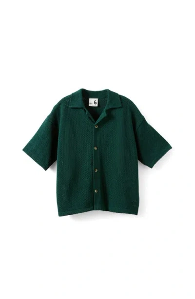 Cotton On Kids Kid's Knit Boxy Shirt In Black