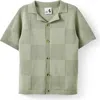 Cotton On Kids Kid's Knitted Short Sleeve Shirt In Green