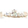 Cotton On Kids Kid's Lexi Luxe Tiara In Goldy Iridescent Heart Plume