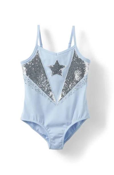 Cotton On Kids Kid's Lexie Sleeveless Leotard In Blue