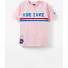 Cotton On Babies'  Kids Kid's License Drop Shoulder Short Sleeve Tee In Bob Marley One Love Blush