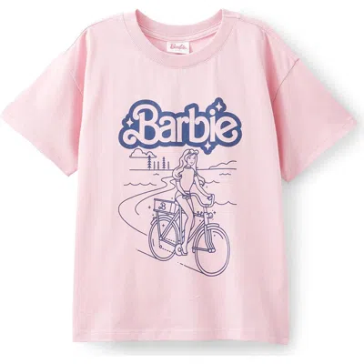 Cotton On Kids Kid's License Drop Shoulder Short Sleeve Tee In Pink