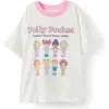 Cotton On Kids Kid's License Drop Shoulder Short Sleeve Tee In Polly Pocket Vanilla