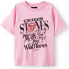 Cotton On Kids Kid's License Drop Shoulder Short Sleeve Tee In Pink