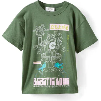 Cotton On Kids Kid's License Drop Shoulder Ss Tee In Green