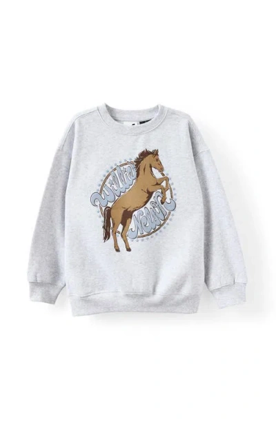 Cotton On Kids Kid's License Sammy Oversized Crew In Blue