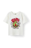 Cotton On Kids Kid's Licensed Drop Shoulder Short Sleeve Tee In White