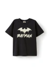 Cotton On Kids Kid's Licensed Drop Shoulder Short Sleeve Tee In Black
