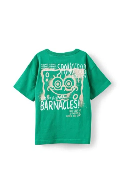 Cotton On Kids Kid's Licensed Drop Shoulder Short Sleeve Tee In Green