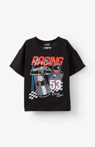 Cotton On Kids Kid's Licensed Drop Shoulder Short Sleeve Tee In Lcn Nsr Black Nascar Racing
