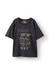 Cotton On Kids Kid's Licensed Drop Shoulder Short Sleeve Tee In Lcn Pro Phantom Metallica