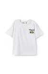 Cotton On Kids Kid's Licensed Drop Shoulder Short Sleeve Tee In White Tmnt Pizza Is Life