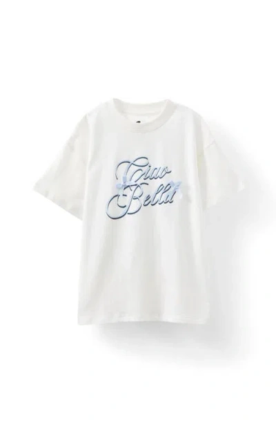 Cotton On Kids Kid's Livvy Lux Short Sleeve Tee In Ciao Bella Vanilla