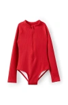 Cotton On Kids Kid's Lydia One Piece In Varsity Red Crinkle