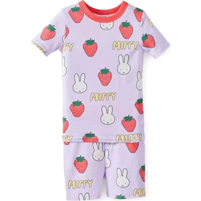 Cotton On Kids Kid's Marley Short Sleeve Pyjama Set License In Purple