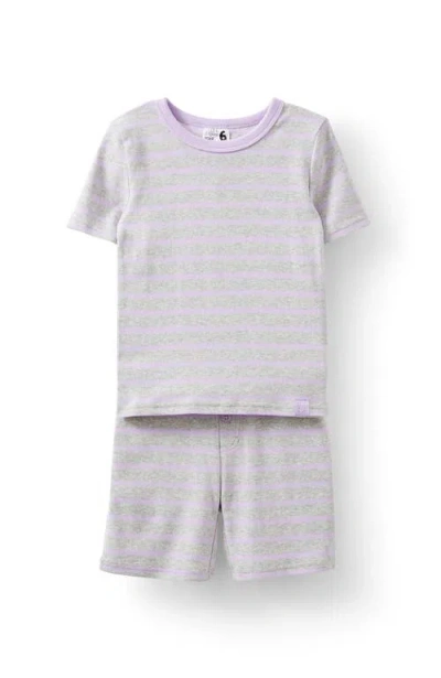 Cotton On Babies'  Kids Kid's Mia Short Sleeve Pyjama Set In Marian Stripe Cloud Marle