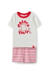 Cotton On Kids Kid's Mia Short Sleeve Pyjama Set In Neutral