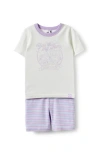 Cotton On Kids Kid's Mia Short Sleeve Pyjama Set In White