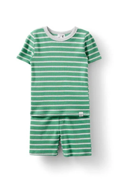 Cotton On Kids Kid's Michael Short Sleeve Pyjama Set In Marian Stripe Cloud Marle