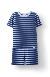 Cotton On Kids Kid's Michael Short Sleeve Pyjama Set In Marian Stripe In The Navy