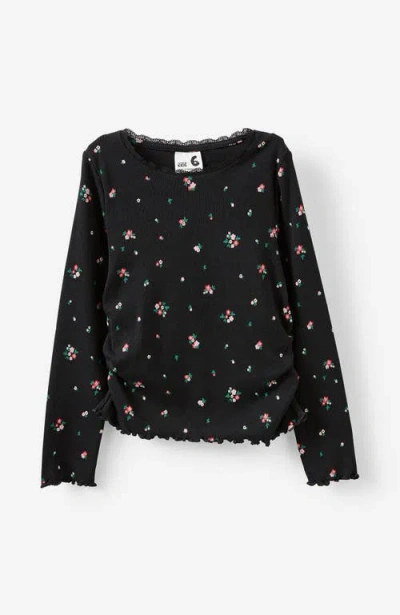 Cotton On Kids Kid's Nadia Long Sleeve Top In Black