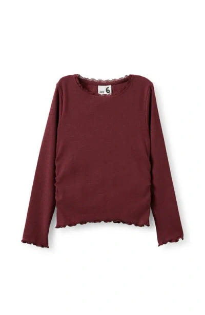 Cotton On Kids Kid's Nadia Long Sleeve Top In Brown