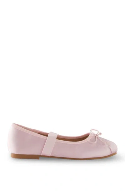 Cotton On Kids Kid's Olivia Ballet Flat In Fairy Pink Satin