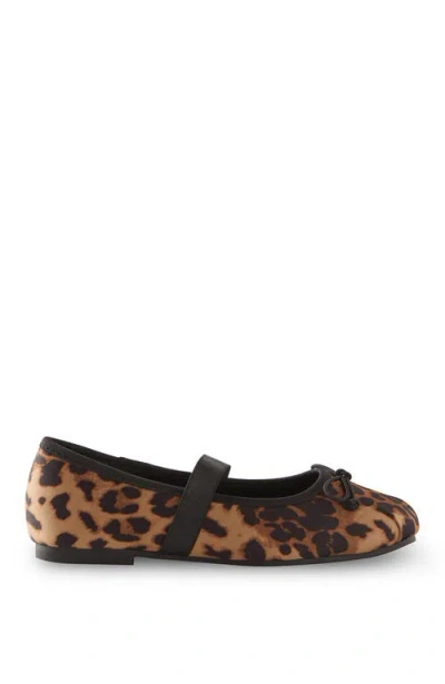 Cotton On Kids Kid's Olivia Ballet Flat In Leopard Scrunch Toe