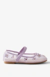 Cotton On Kids Kid's Olivia Ballet Flat In Lilac Drop Mesh Flower