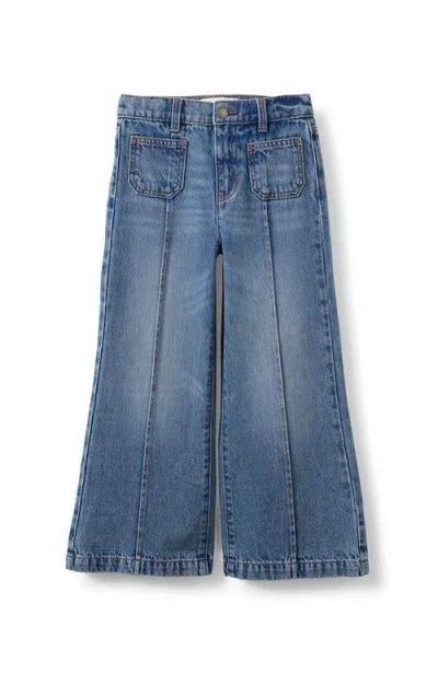 Cotton On Kids Kid's Pia Pintuck Bootleg Jean In Blue