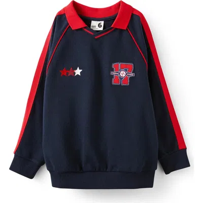 Cotton On Kids Kid's Polo Collar Fleece Top In Multi