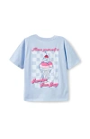 Cotton On Kids Kid's Poppy Oversize Graphic Print Tee In Blue