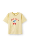 Cotton On Kids Kid's Poppy Oversize Graphic Print Tee In Yellow