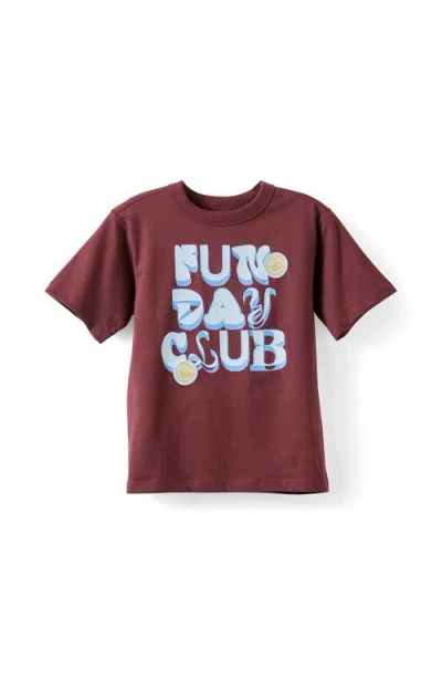 Cotton On Kids Kid's Poppy Oversize Graphic Print Tee In Brown