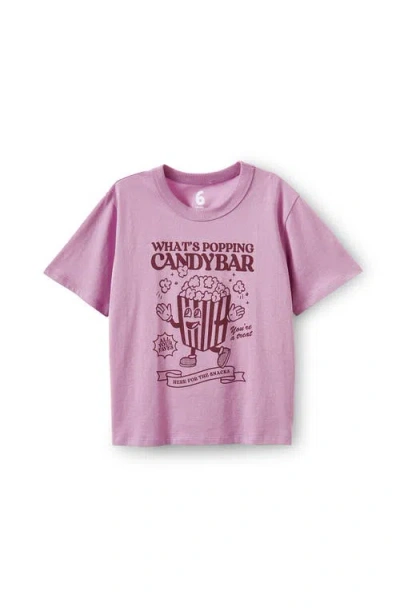 Cotton On Kids Kid's Poppy Oversize Graphic Print Tee In Multi